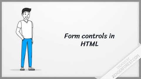 Class 11&12 Whiteboard Animation quick view of types of form control in HTML