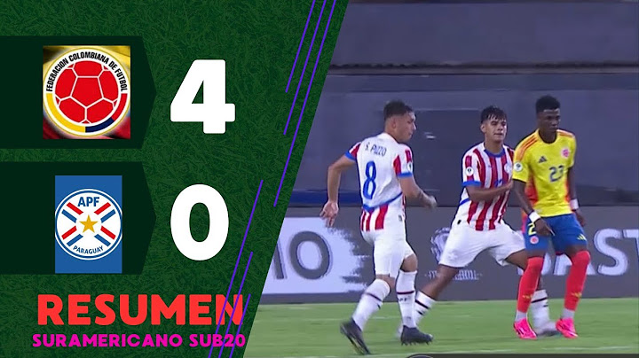 GOLEADA COLOMBIA 4-0 PARAGUAY | Resumen y Goles #fútbol