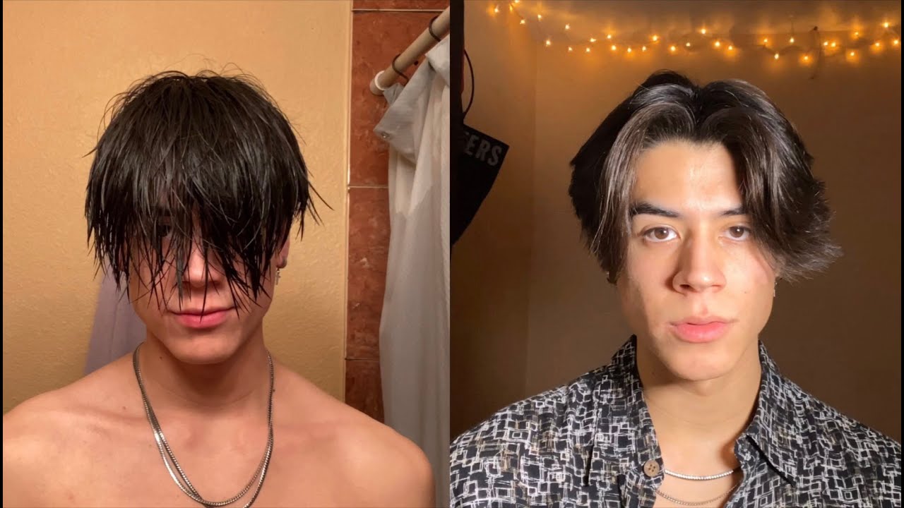 MIDDLE PART/EBOY HAIR TUTORIAL - YouTube