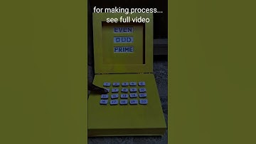 Even, Odd and Prime number ditector Maths project