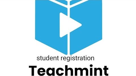 How to register as a student in Teachmint