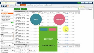 5.1 Construction document templates in BuildIT construction scheduling software