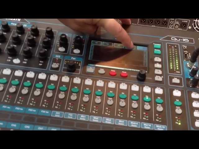 Цифровий мікшерний пульт ALLEN & HEATH QU-16