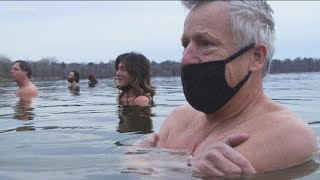 'A chill start to the day': Local group begins each morning with a dunk in frigid Lake Harriet