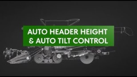 How To IDEAL: Engage Auto Header Height & Auto Tilt Control