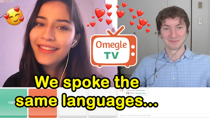 A MATCH Made in Language HEAVEN! - Omegle