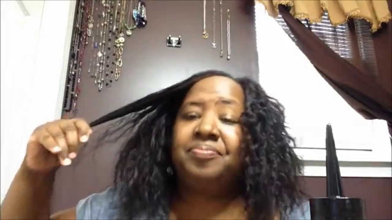 RELAXED HAIR Texlax Day 5 Hair, How IT looks - YouTube