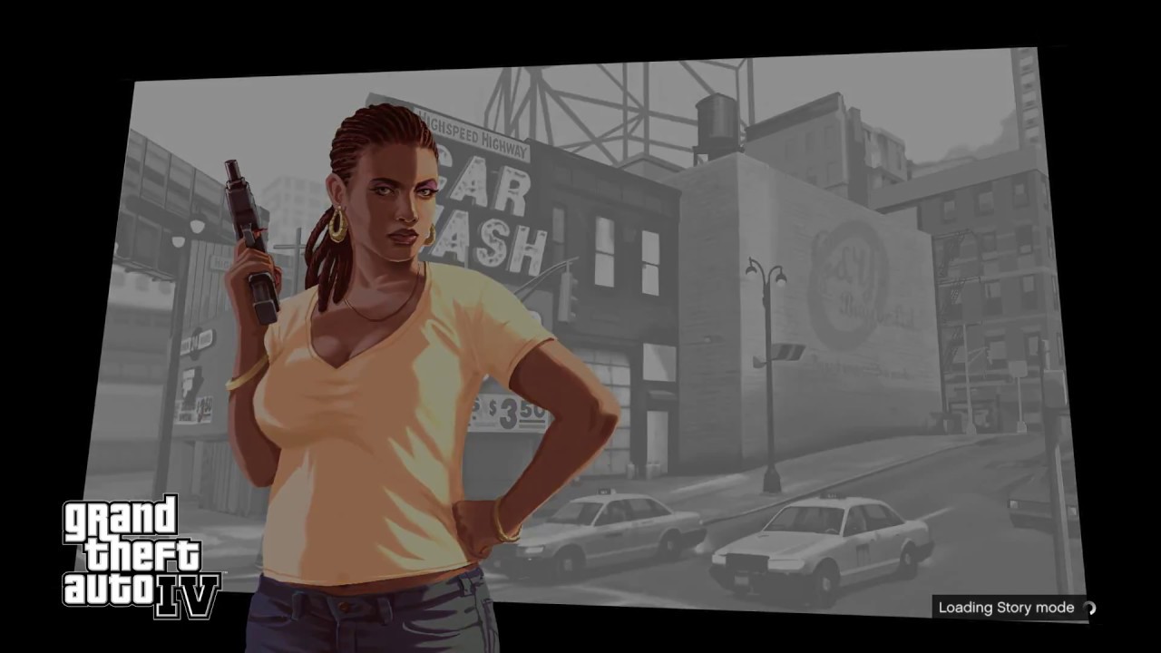 Загрузка GTA IV в стиле GTA V