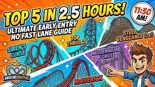 The ULTIMATE Cedar Point Early Entry Strategy (No Fast Lane Needed!)