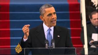 US President Obama sworn in for second term