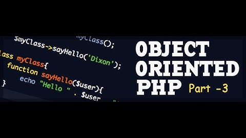 OOPS concepts in PHP ( Inheritence )  Part-3