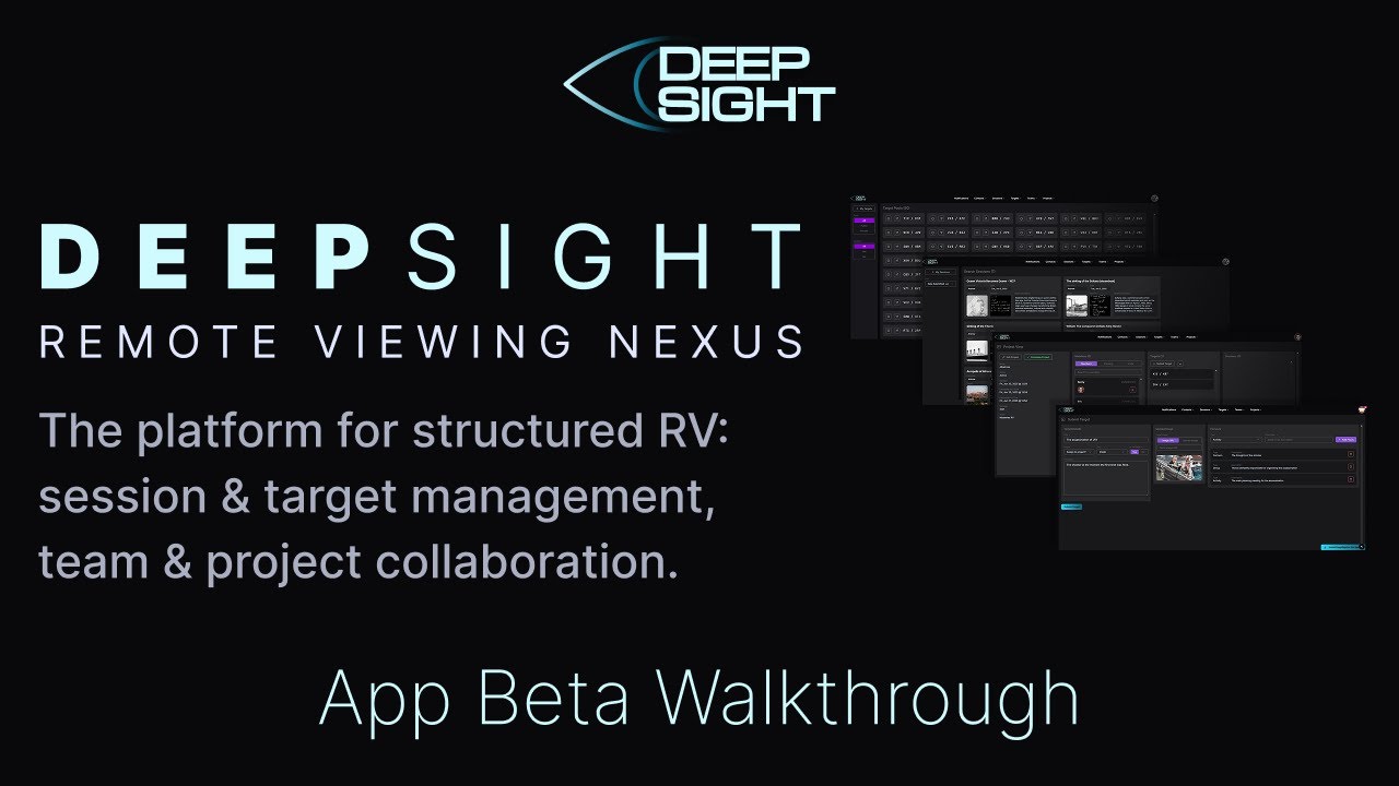 DeepSight: The Ultimate App for Remote Viewing Practice (Full ...
