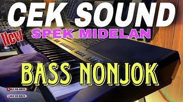 CEK SOUND DANGDUT BUAT MIDELAN TERBARU || TEMPO LAMBAT BASS NONJOK