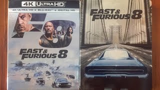 FAST &amp; FURIOUS 8 - Steelbook Blu-ray Limited Edition + 4K Ultra HD Blu-ray Unboxing [UHD]
