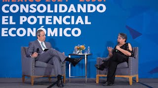 #mxCOA 2024: Secretaria de Economía Raquel Buenrostro sobre Perspectivas de Nearshoring e Inversión