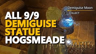 Hogsmeade Demiguise Statues Hogwarts Legacy All