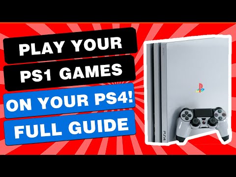 How To Play PS1 Games On PS4 Jailbreak 7.02 Or Lower