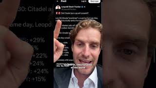 Leo’s Hedge Fund Got WIPED OUT By Citadel (Inside Job?) 🤨