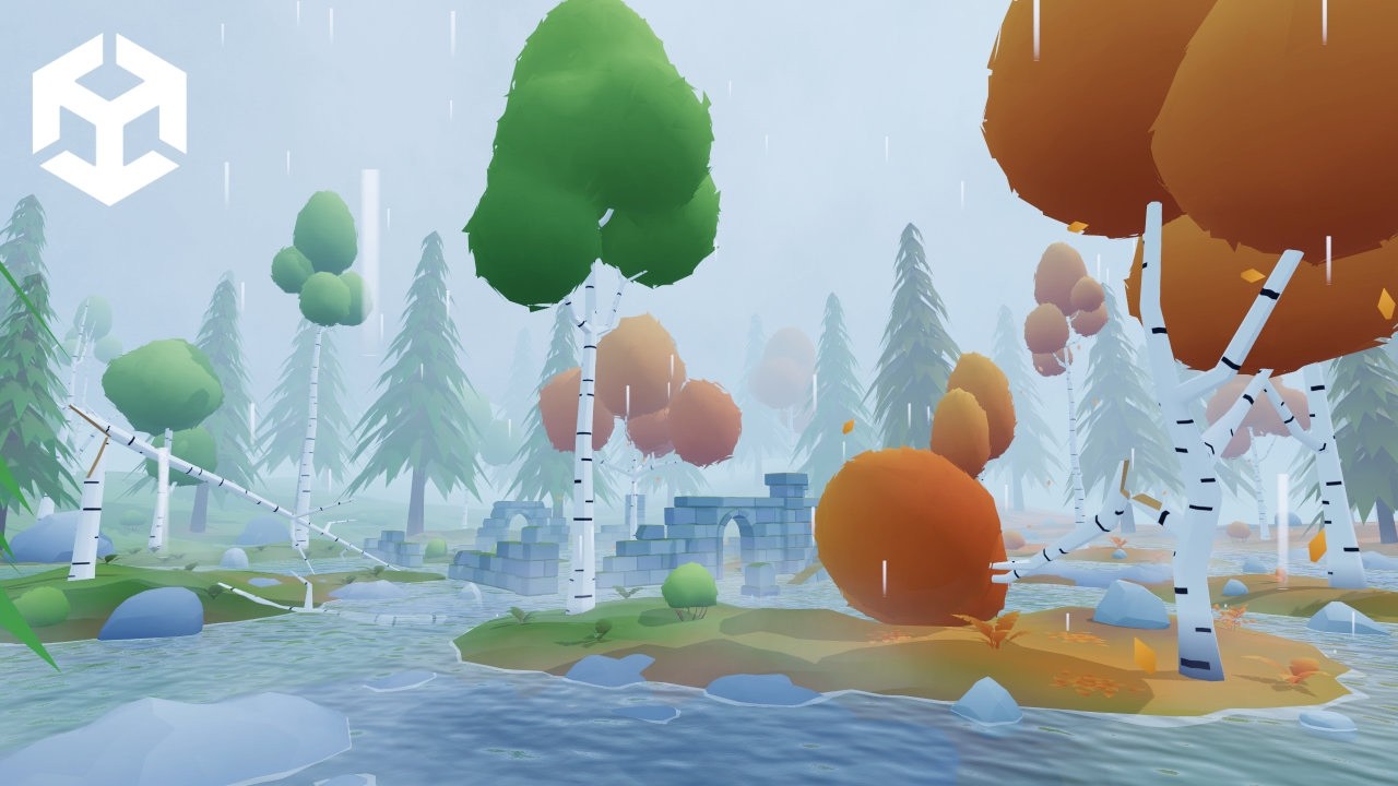 Creating a Rainy Forest in Unity - Timelapse - YouTube