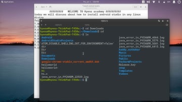 How to Install Android Studio for all Linux distribution || elementary os || ubunutu distribution
