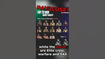 the BEST AGENT in csgo is pay to win... #shorts