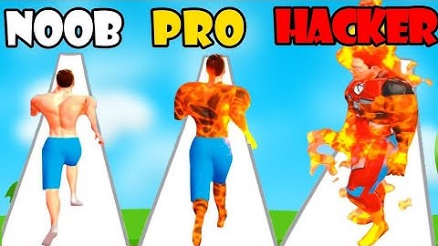 NOOB vs PRO vs HACKER - Hero Evolve Runner | Gameplay Walkthrough (Android,iOS)