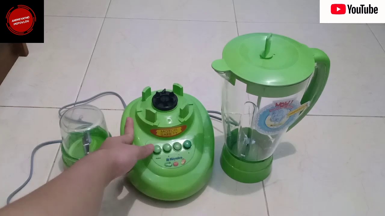 Review blender merk miyako YouTube