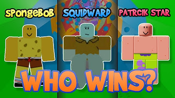 SPONGEBOB vs SQUIDWARD vs PATRICK in Tower of Hell