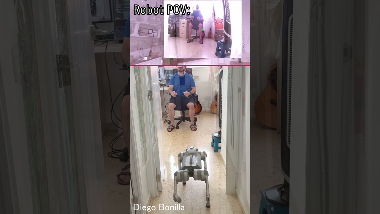 Robot Dog Meta VR Controller || Meta Quest S3 || Unitree Go2 AIR