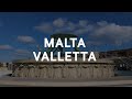 Malta Walk in Valletta  in Summer Heatwave  2022
