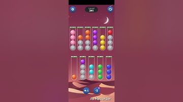 Game:Ball Sort iq Puzzle Level 341 Up ❤️