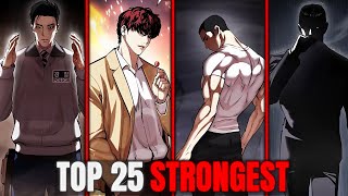 Lookism Top 25 Strongest