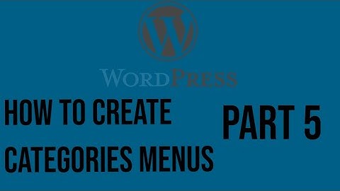 How to Create Categories and Menu in Wordpress in 2020 on Window 7/10|Wordpress Course in Urdu/Hindi