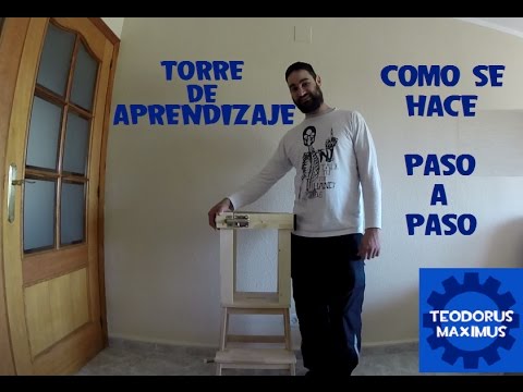 TORRE DE APRENDIZAJE MONTESSORI SIMIL MADERA