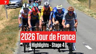 Tour de France 2026 Stage 4 Highlights