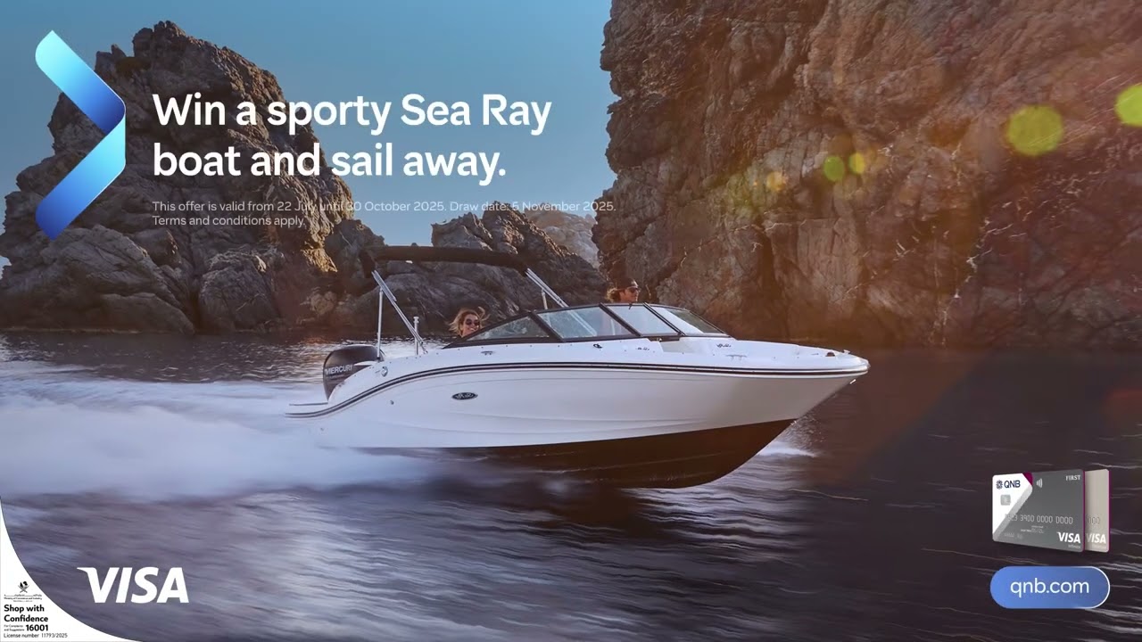 This Summer, Win Big with QNB Visa Credit Cards.