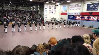 2016 United States Marine Corps Silent Drill Platoon @ King High School in Riverside