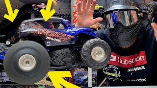 BRUSHLESS insanity in Traxxas RC Truck