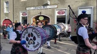 Massed Pipe Band Parade, Banff, Scotland