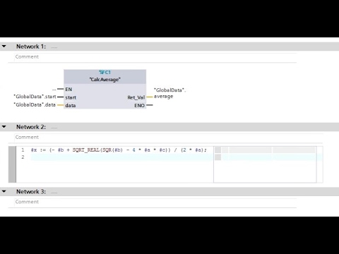 TIA portal SCL v14 new feature: REGION and 'Insert SCL network'