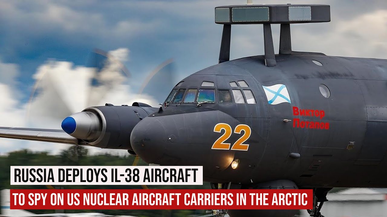 Российский самолет-разведчик времен холодной войны выследил самый современный американский авиано...