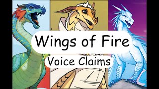 Wings of Fire Voice Claims