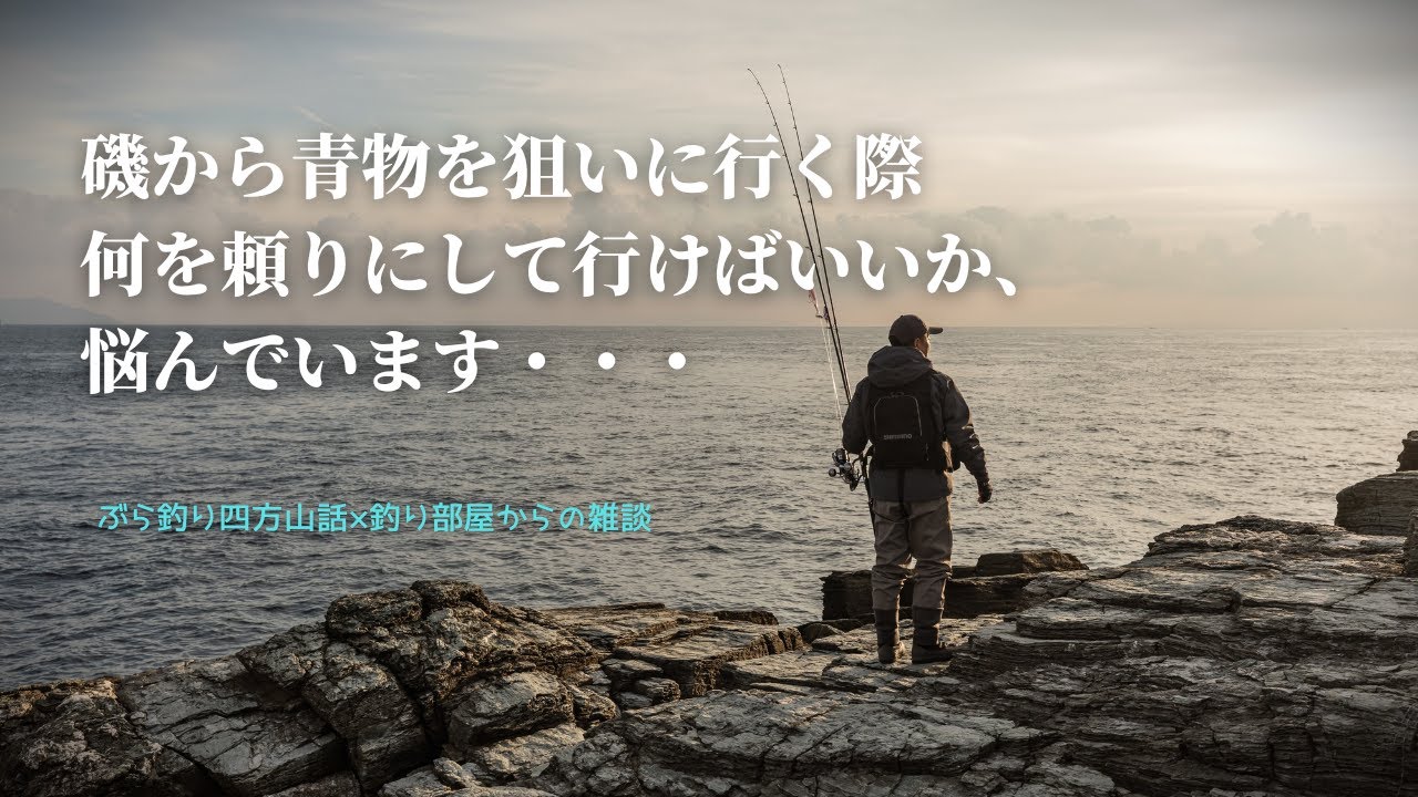 磯からの青物を狙いに行く際は、何を頼りにして行けばいいか、悩んでい