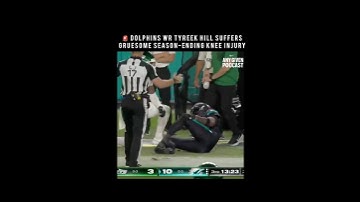 🚨 Dolphins WR Tyreek Hill Suffers Season-Ending Knee Injury vs Jets