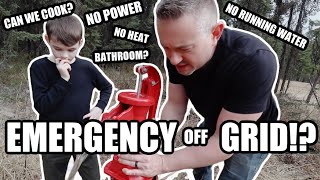 EMERGENCY OFF GRID | GOING OFF GRID?! COULD WE SURVIVE?| Somers In Alaska