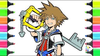 Kingdom Hearts 3 Learn Colors and Teaching How to Draw Education & Learning screenshot 1