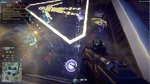 Planetside 2 - TR spawn camping a tower.