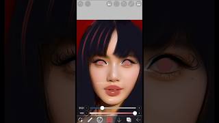 Blackpink Lisa smudge edit ibisPaintX Tutorial || #blackpink #lisa #edit #ibispaintx #tutorial