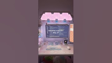 day 27 of learning web dev #shorts #coding #computerscience #studyvlog #keyboard #desksetup