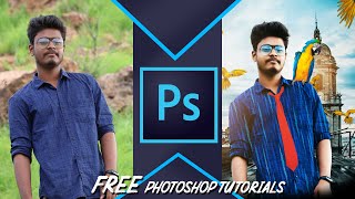 Colorful parrot photo editing | free photoshop tutorials | IB creation screenshot 5